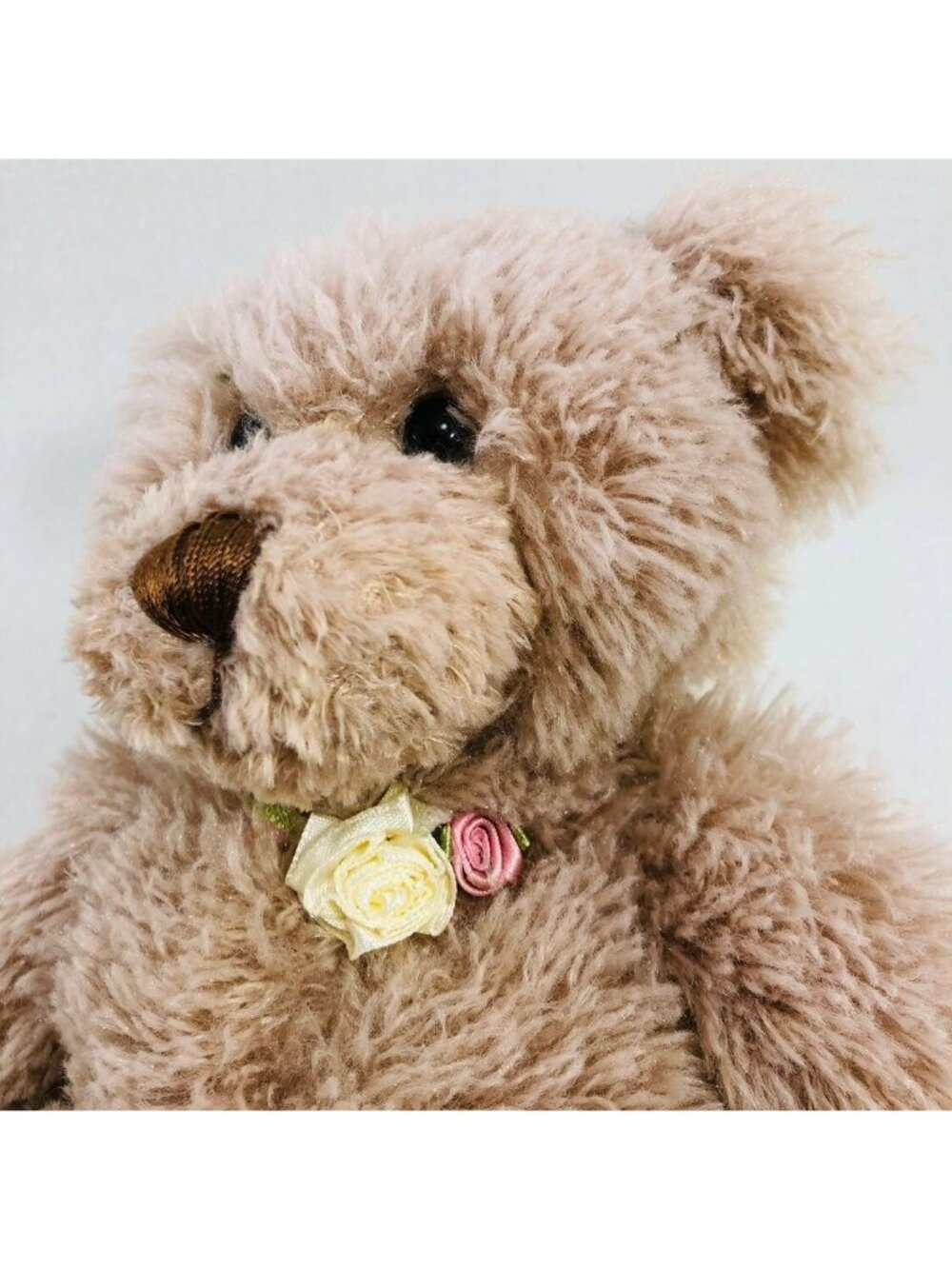 First Main Angel Wing Bear Plush Toy Guardian Girl Women Pink Flower Cuddle Kid - Picture 8 of 12